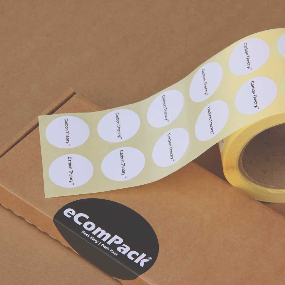 Custom printed stickers for branding custom ecommerce packaging