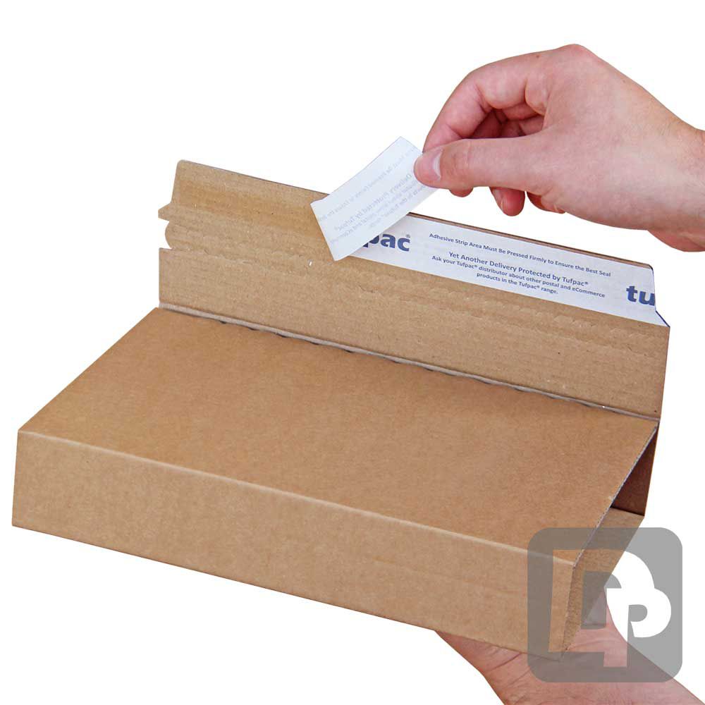 Tufpac standard book wrap mailers for sending books by courier