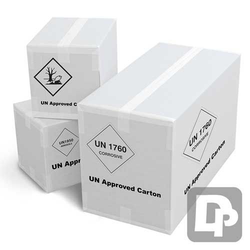 Specialist Cardboard Boxes such as UN Approved Boxes and IMC Boxes