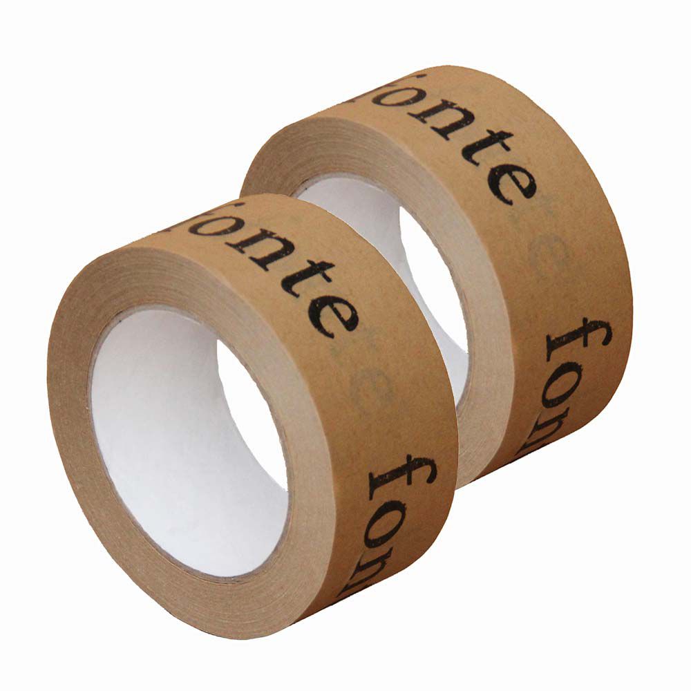 Eco Friendly Printed Paper Tape made from paper tape and personalised with logos