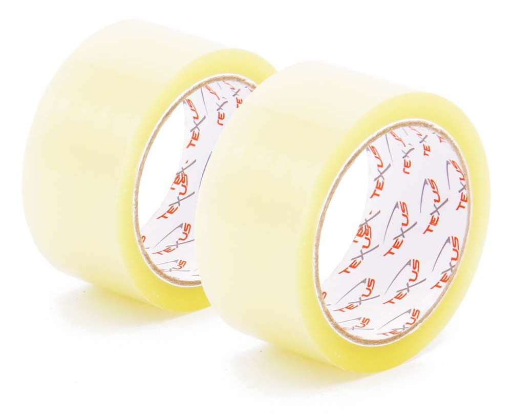 Clear polyprop packing tape with acrylic adhesive for packing parcels