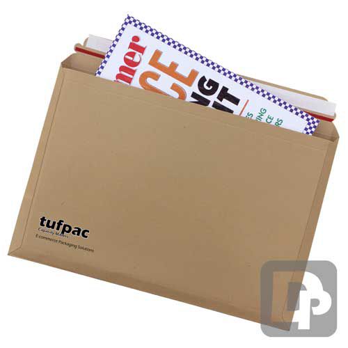 Solid Board Brown Cardboard Envelopes for packing online orders