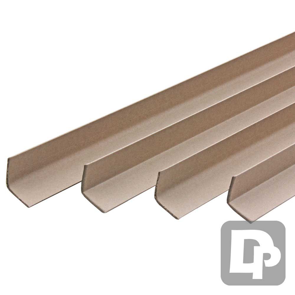 Cardboard edge protectors for protecting pallet corners