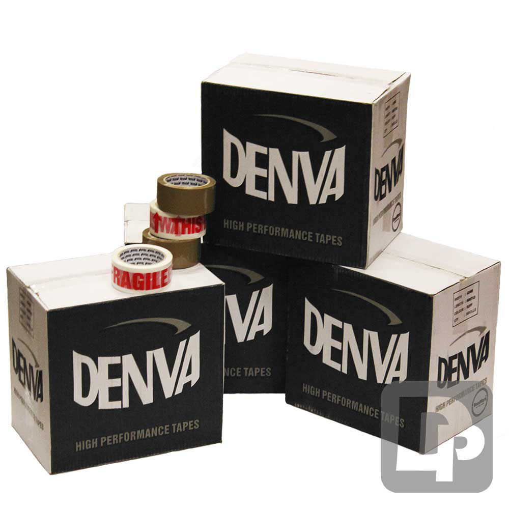 Brown 48mm x 66m Standard Packing Tape DENVA PP ACR