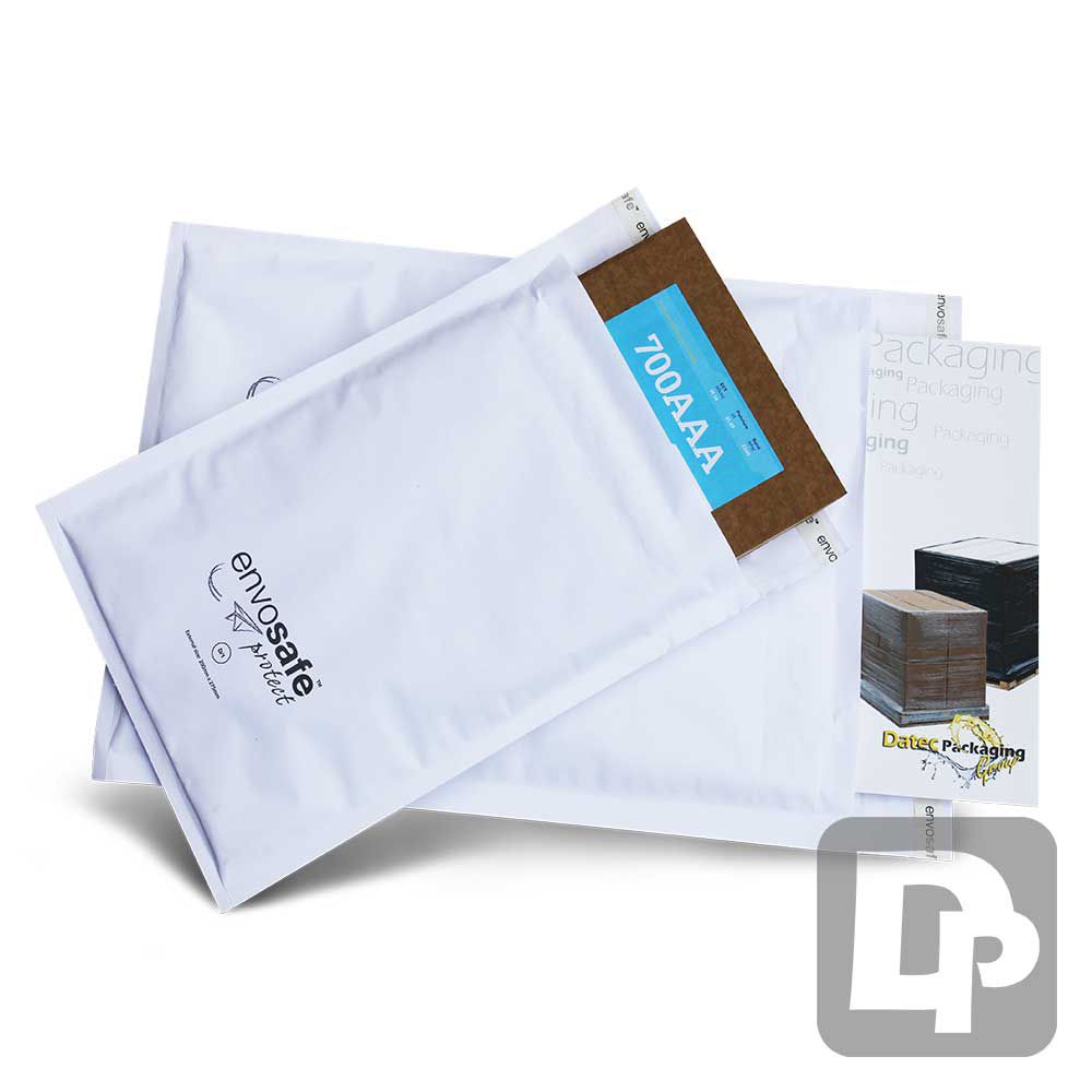 ​180 x 265mm Size D Jiffy Bag White A5 Padded Envelope (Box of 100)