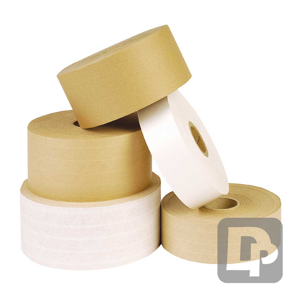 Brown 48mm x 200m GSI Gummed Paper Tape