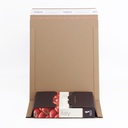[TPBWM08-0020] Tufpac® 302 x 215 x 0-80mm Brown/Black A4 Book Wrap Mailers (Pack of 20)
