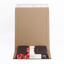 [TPBWM08-0020] Tufpac® 302mm x 215mm x 0-80mm Brown/Black A4 Book Wrap Mailers (Pack of 20)