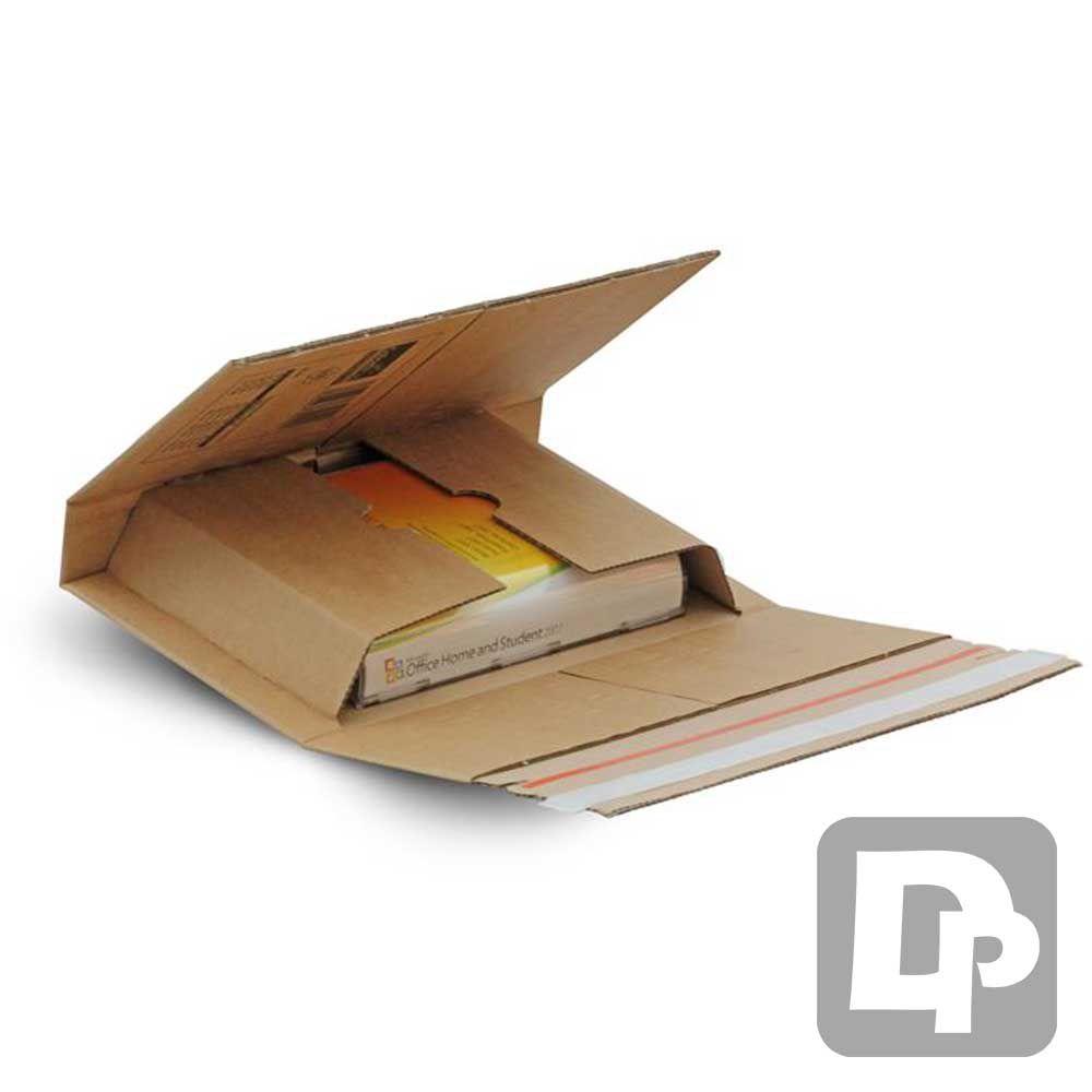 ​​​Heavy Duty Book Wrap Mailer 250mm x 190mm x 0-85mm (Pack of 20)