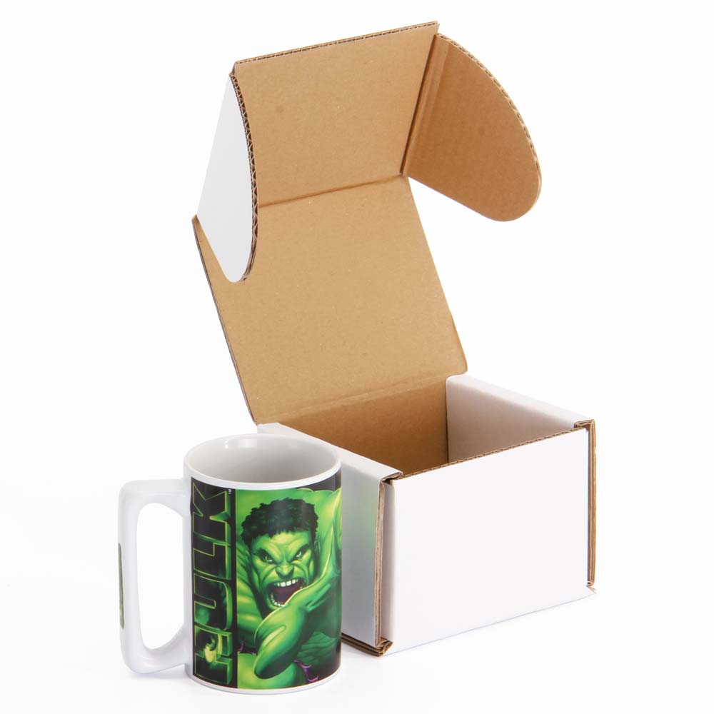 Smashproof Mug Boxes with White Outside