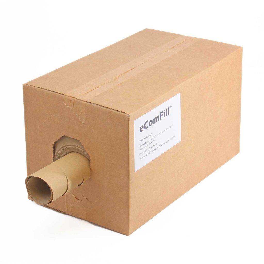 eComFill™ Void Fill Paper Roll 375mm x 300m in Dispenser Box