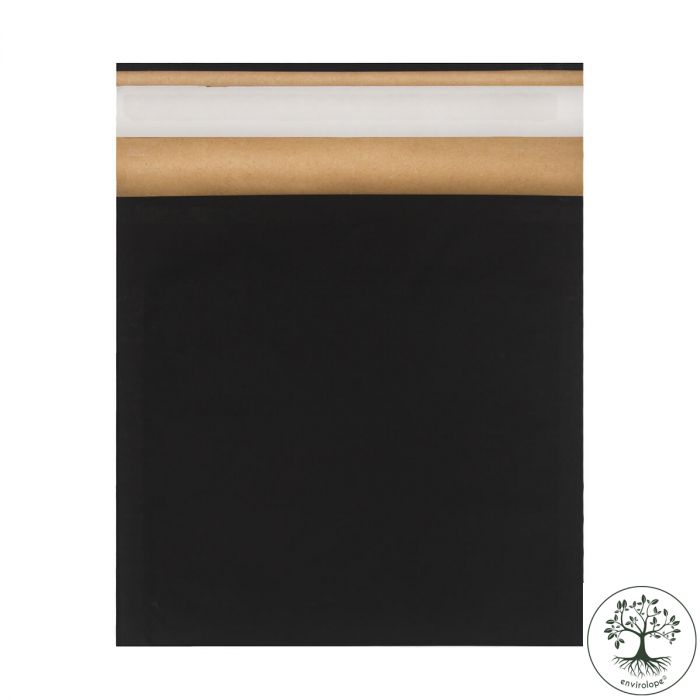 eComBag® Paper Padded Black Biodegradable Mailing Bag