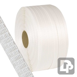 [NSAW55] Woven Polyester Strapping 16mm x 600m  (includes PPTax at £1.30)