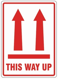 [VL108TH] Vinyl Label 108mm x 79mm 'This Way Up' (Roll of 500)