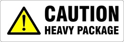 [VL148CHP] Vinyl Label 148mm x 50mm 'Caution Heavy Package' (Roll of 500)