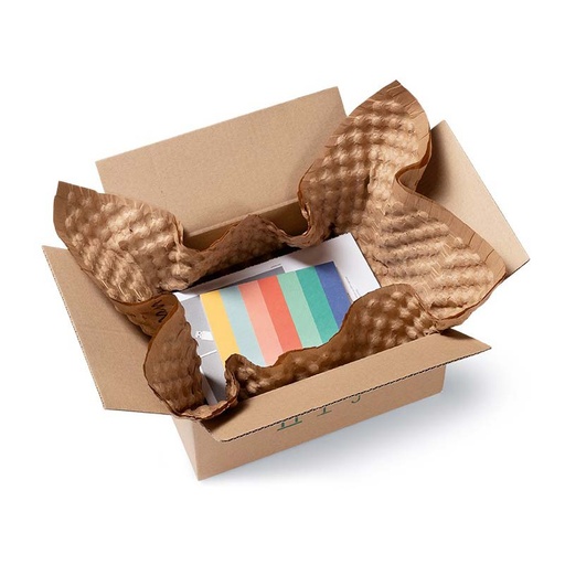 [BBPB580B] 580 x 380mm Brown PAPERBubble Paper Bubblewrap Sheets (Box of 300)